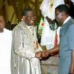 President Jonathan, Pastor Adeboye and BishopOyedepo