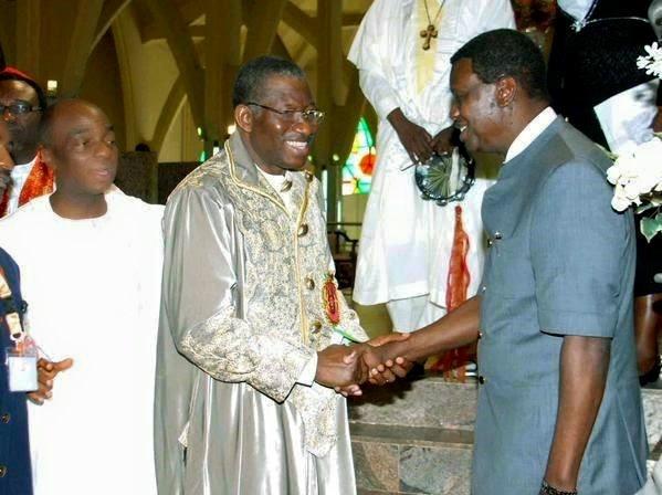 President Jonathan, Pastor Adeboye and BishopOyedepo